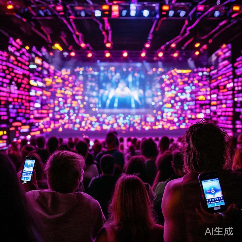 此外，平台还具有实时弹幕互动功能，让观众在观看比赛